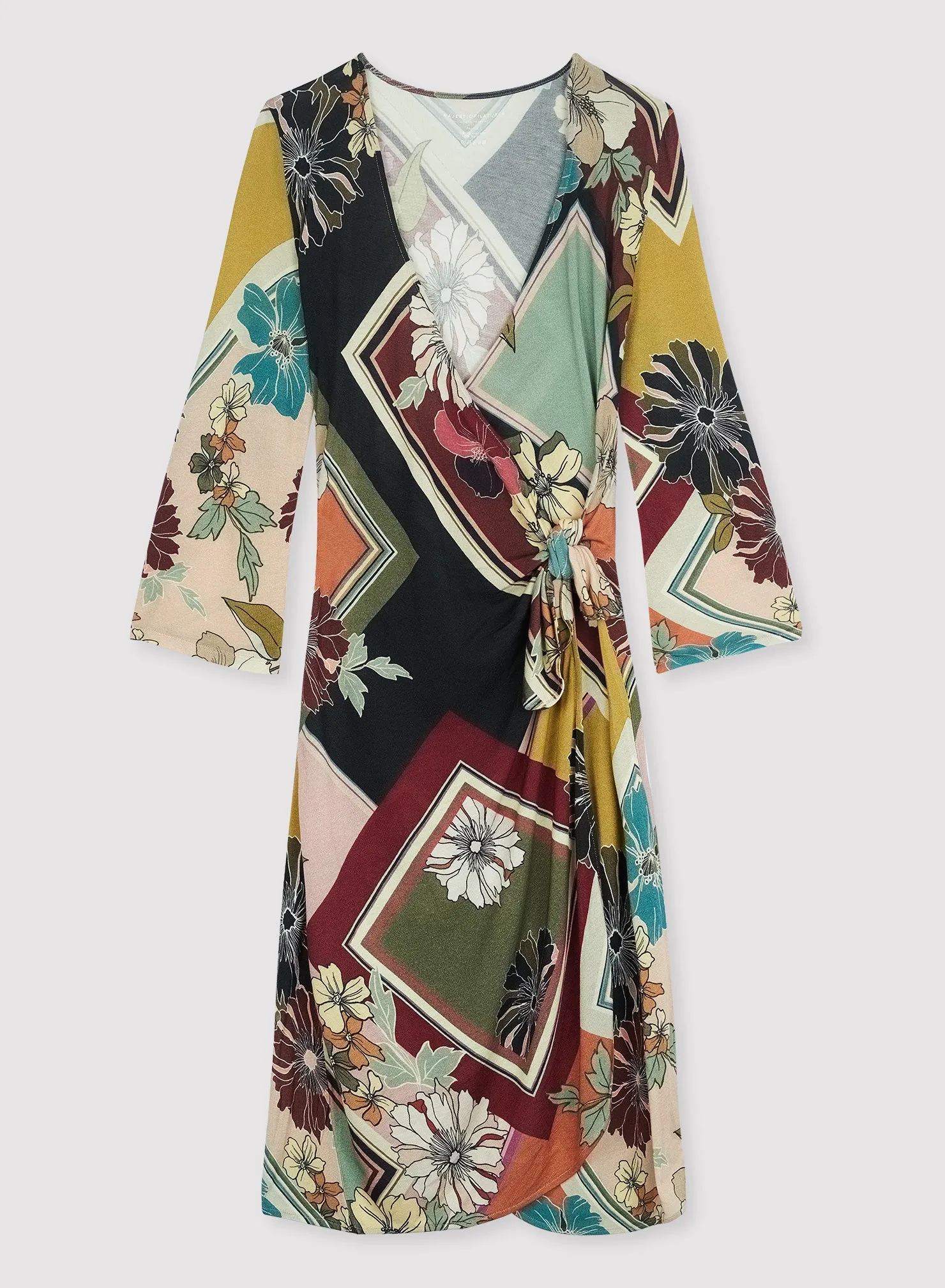Robe en viscose et soie