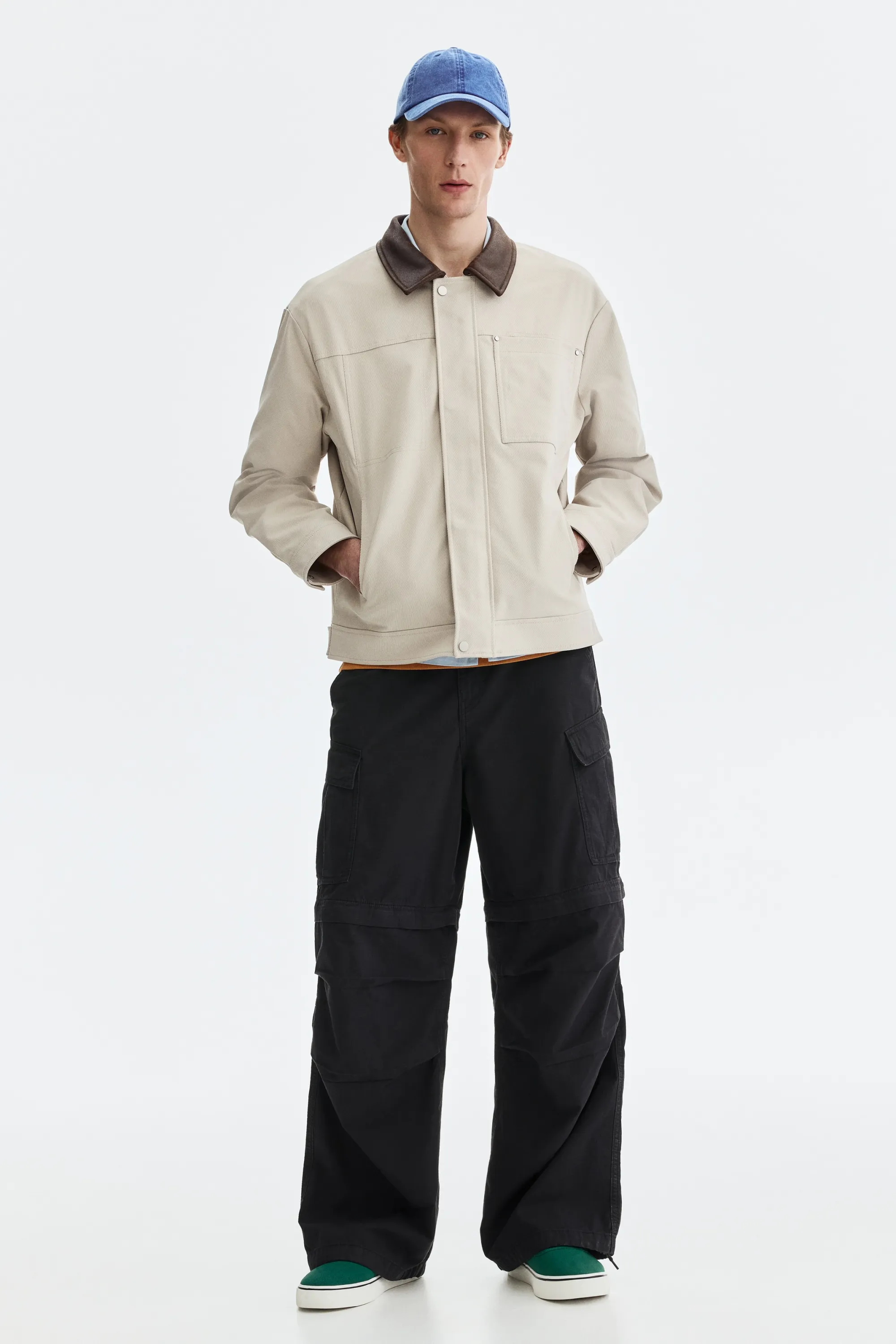 Veste avec col - Beige clair