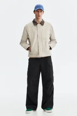 Veste avec col - Beige clair — photo 1