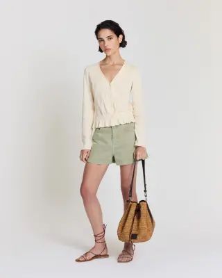 Cardigan Noelie crème — photo 3