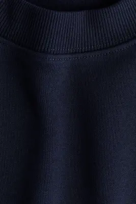 Sweat avec motif imprimé - Bleu marine — photo 4