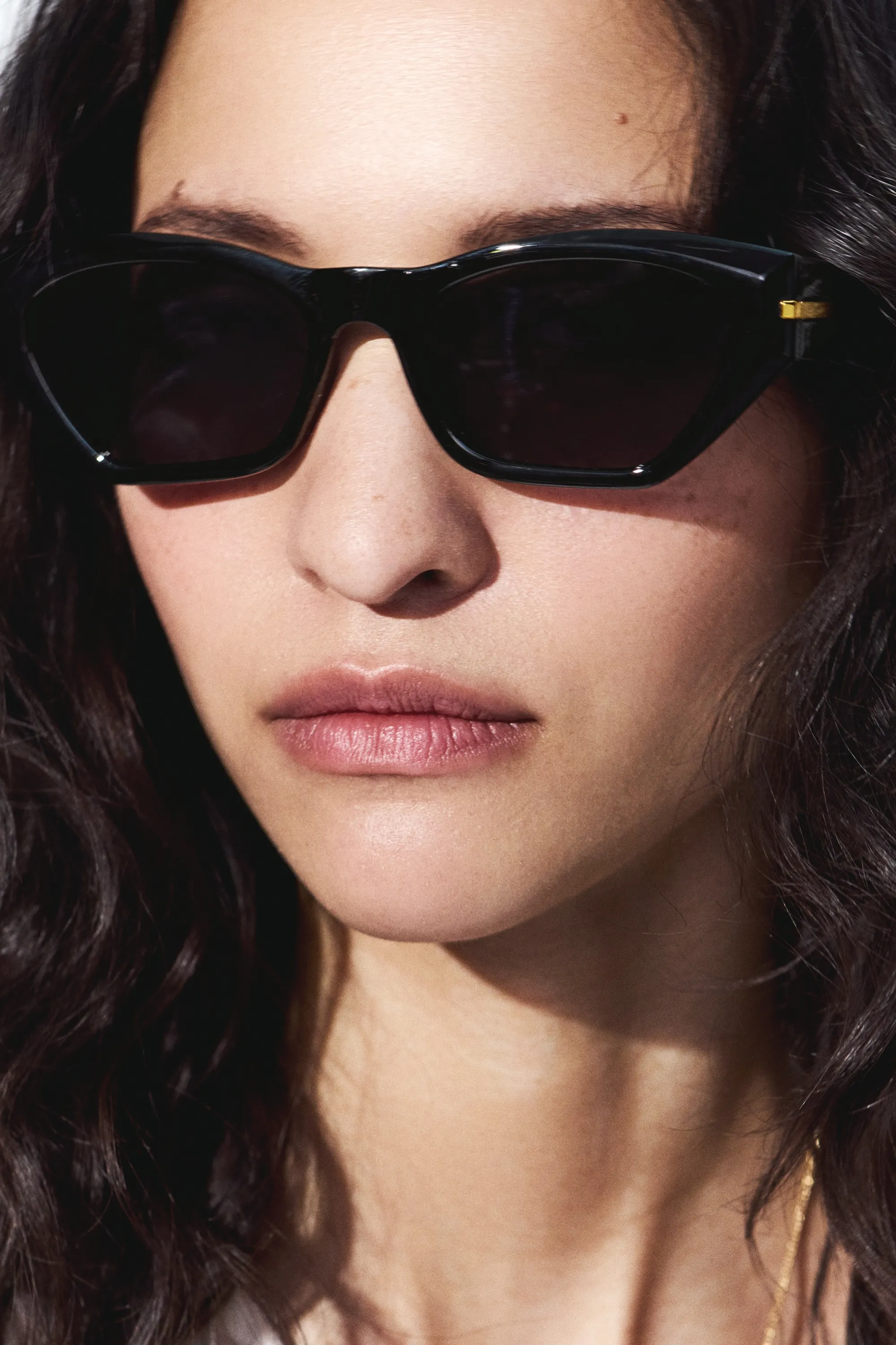 Lunettes de soleil cat-eye - Noir