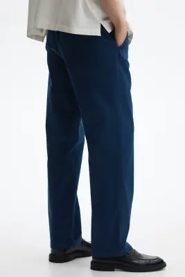 Chino Relaxed Fit en coton - Bleu foncé — photo 2