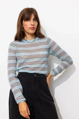 Pull avec laine et alpaga — photo 5