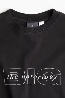T-shirt Oversized Fit - Noir/The Notorious B.I.G. — photo 2