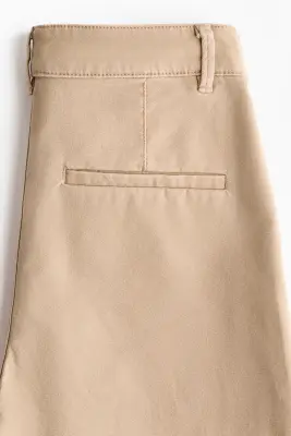 Pantalon en toile de coton - Beige — photo 3