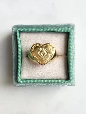 Nouveau ! ALHAJA Bague Cupidon Gold — photo 2
