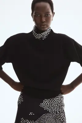 Top en maille - Noir — photo 1