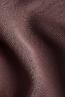 Jupe en twill satin - Marron foncé — photo 2