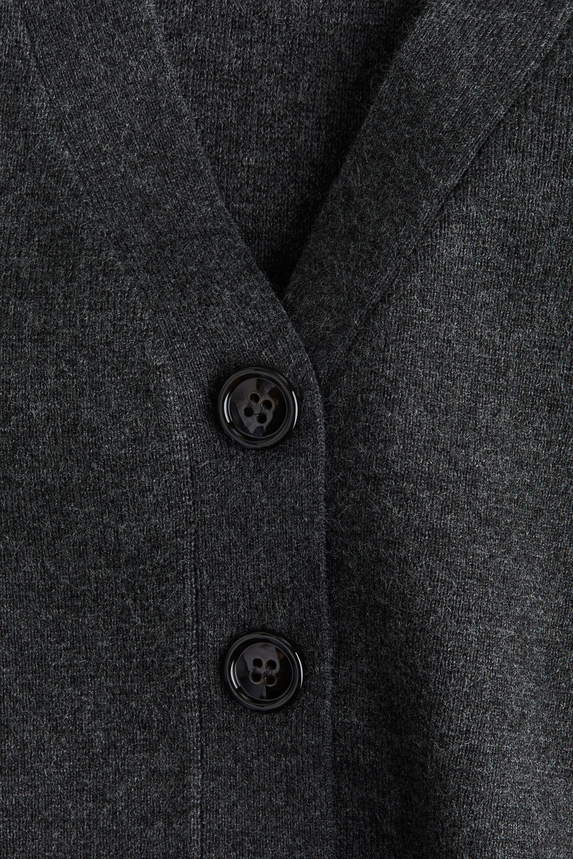 Gilet en maille - Gris foncé chiné