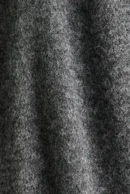 Pantalon large en maille - Gris foncé chiné — photo 4