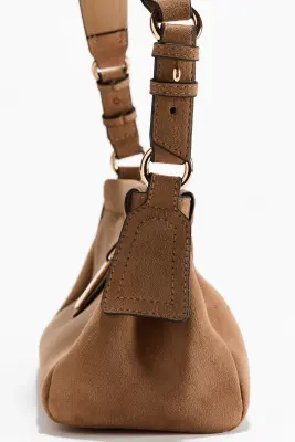 Sac porté épaule - Beige — photo 3