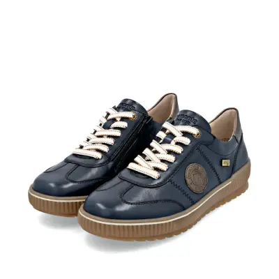Baskets Remonte D0702-14 Bleues - Lacets Grande Pointure Femme — photo 4