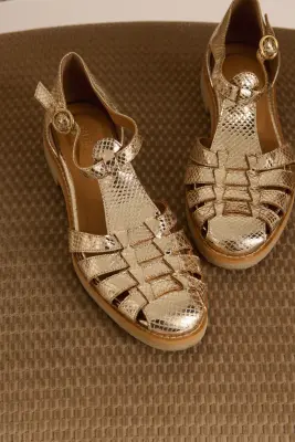 Sandales Théoline doré — photo 3