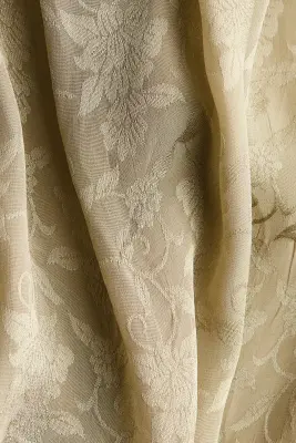 Blouse à bords ruchés avec détails à nouer - Vert kaki clair/fleuri — photo 5
