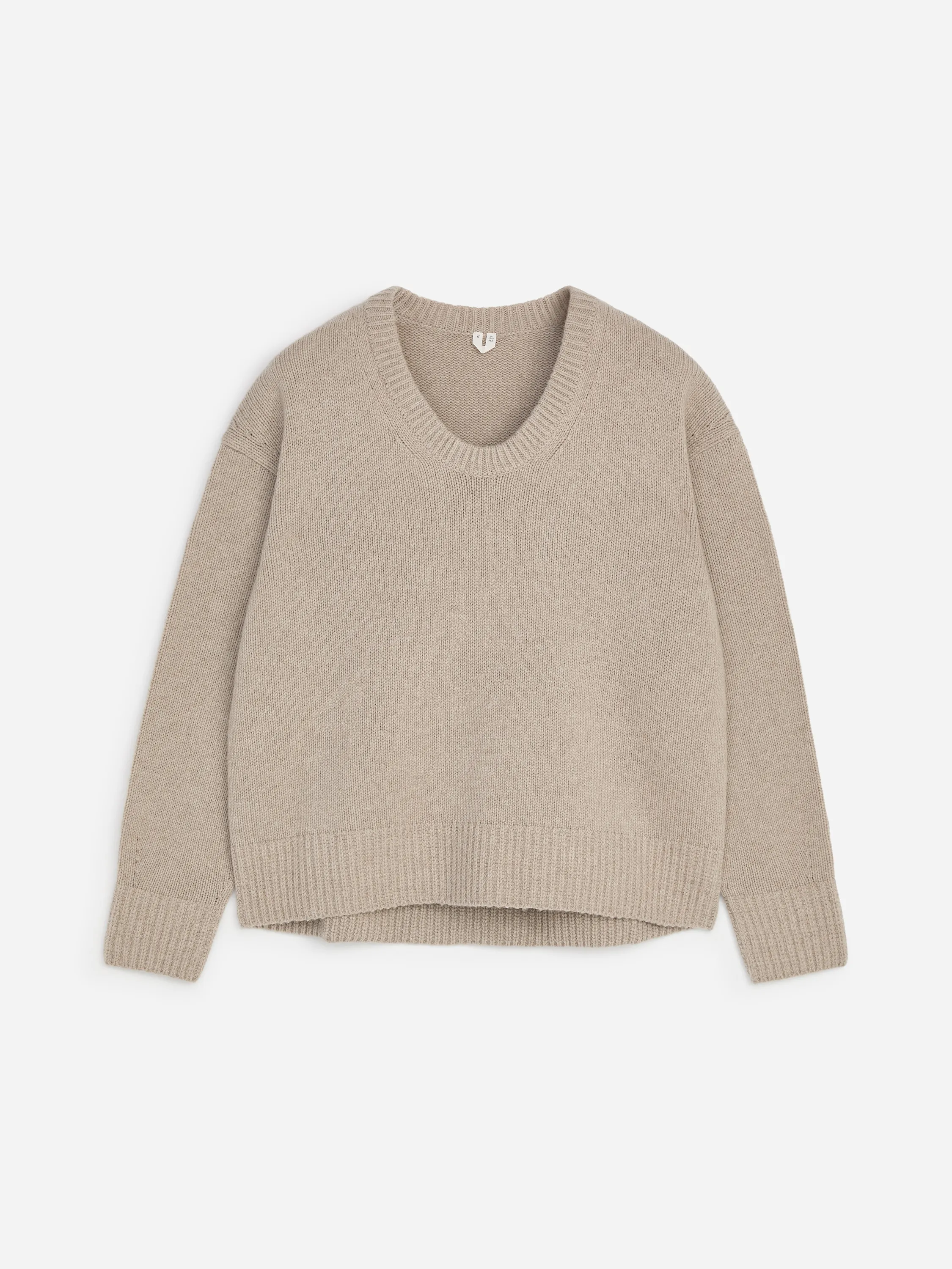 Pull décontracté en laine - Beige