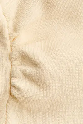 Robe midi à effet drapé - Beige clair — photo 4