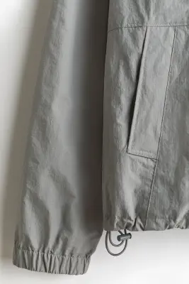 Veste coupe-vent déperlante - Gris clair — photo 5