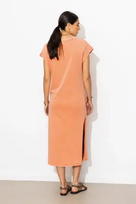 Robe longue en jersey — photo 4