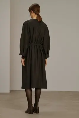 ROBE CASSANDRE CHARBON — photo 3
