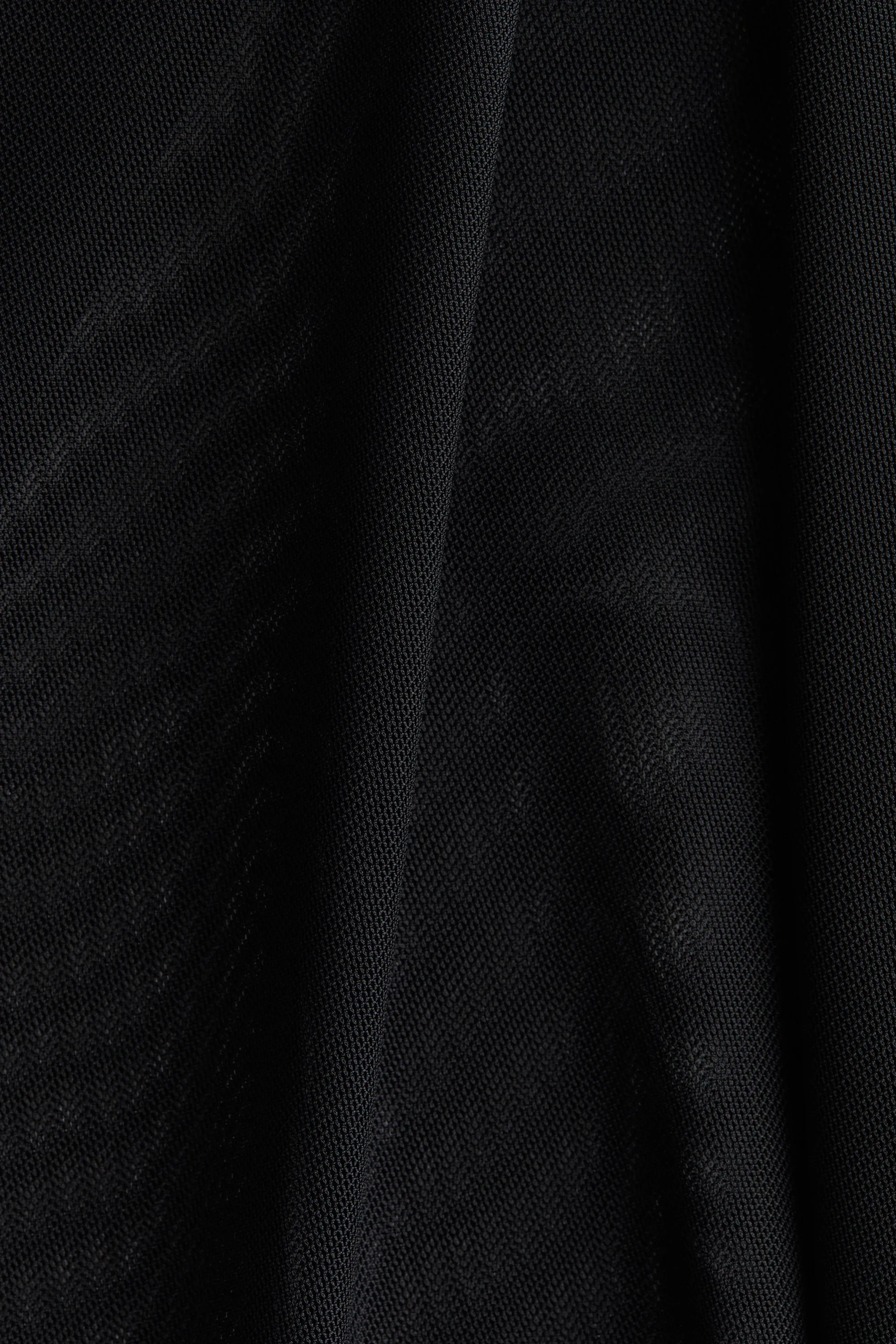 Pantalon en mesh avec jupe superposée - Noir