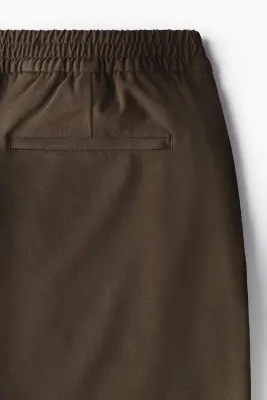Pantalon Four-way Stretch Regular Fit - Marron foncé — photo 2