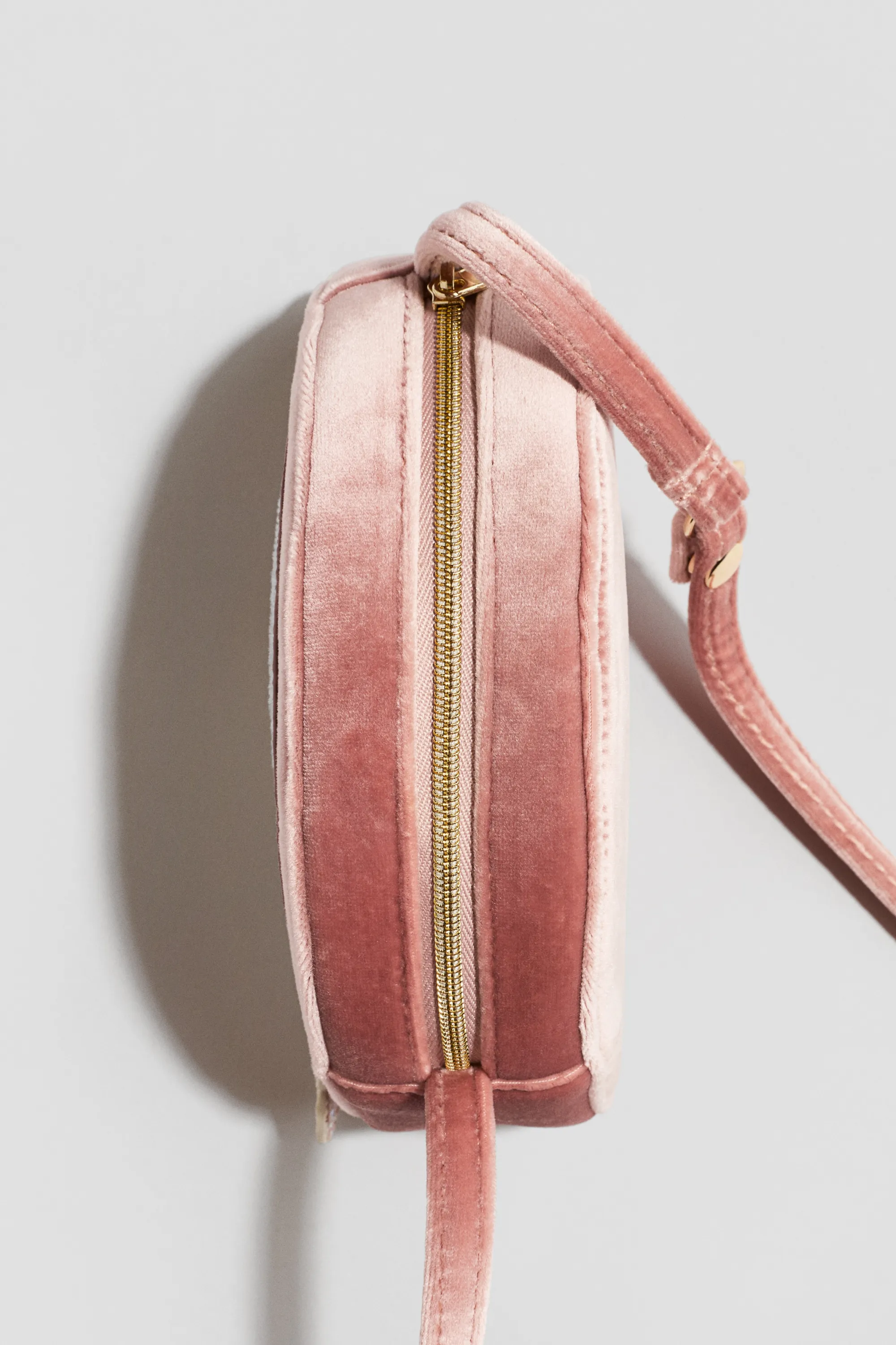 Sac bandoulière en forme d'arc-en-ciel - Rose ancien/arc-en-ciel