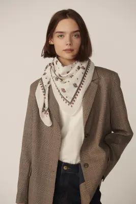 Foulard Nymou Sesame — photo 1
