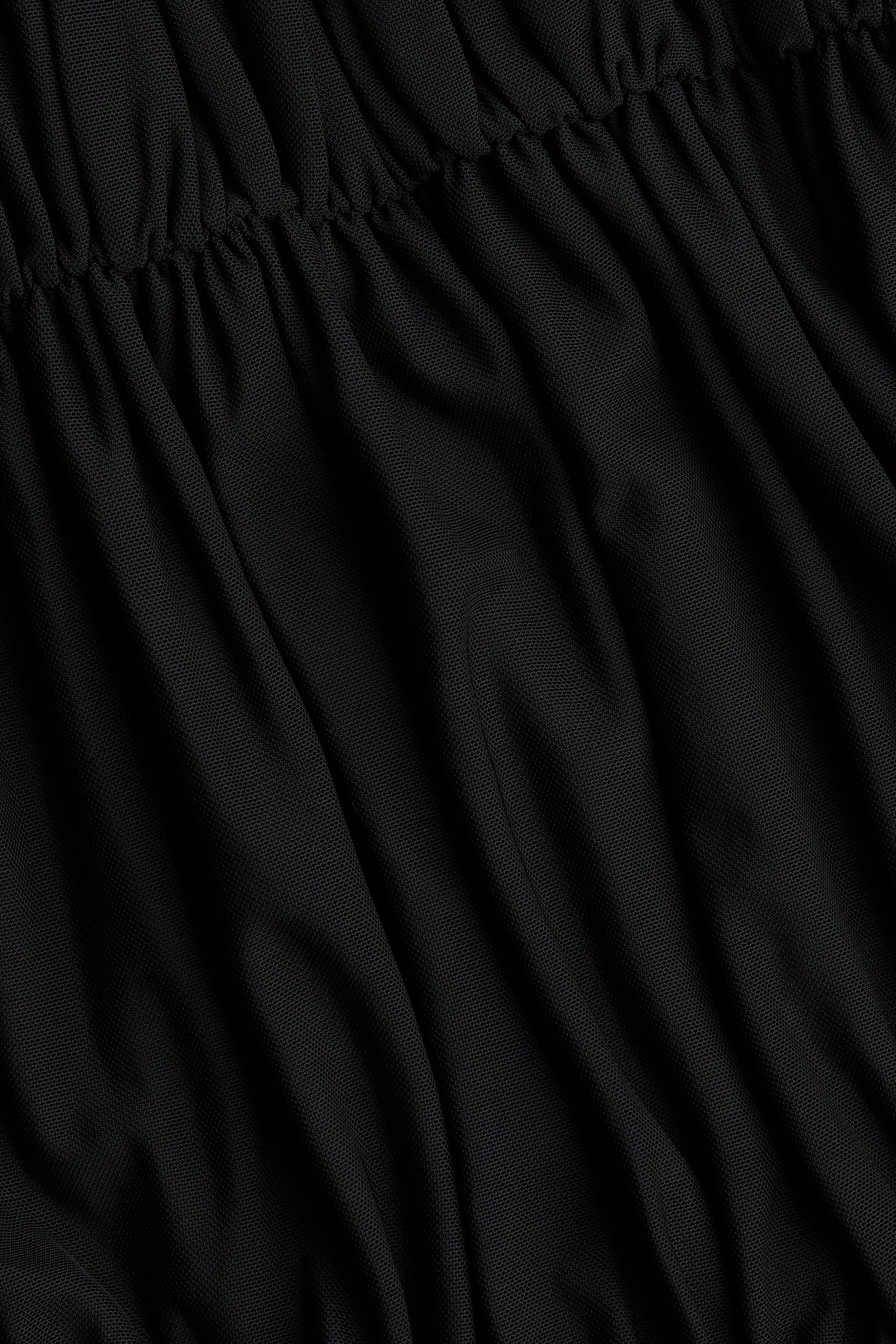 Longue robe asymétrique - Noir