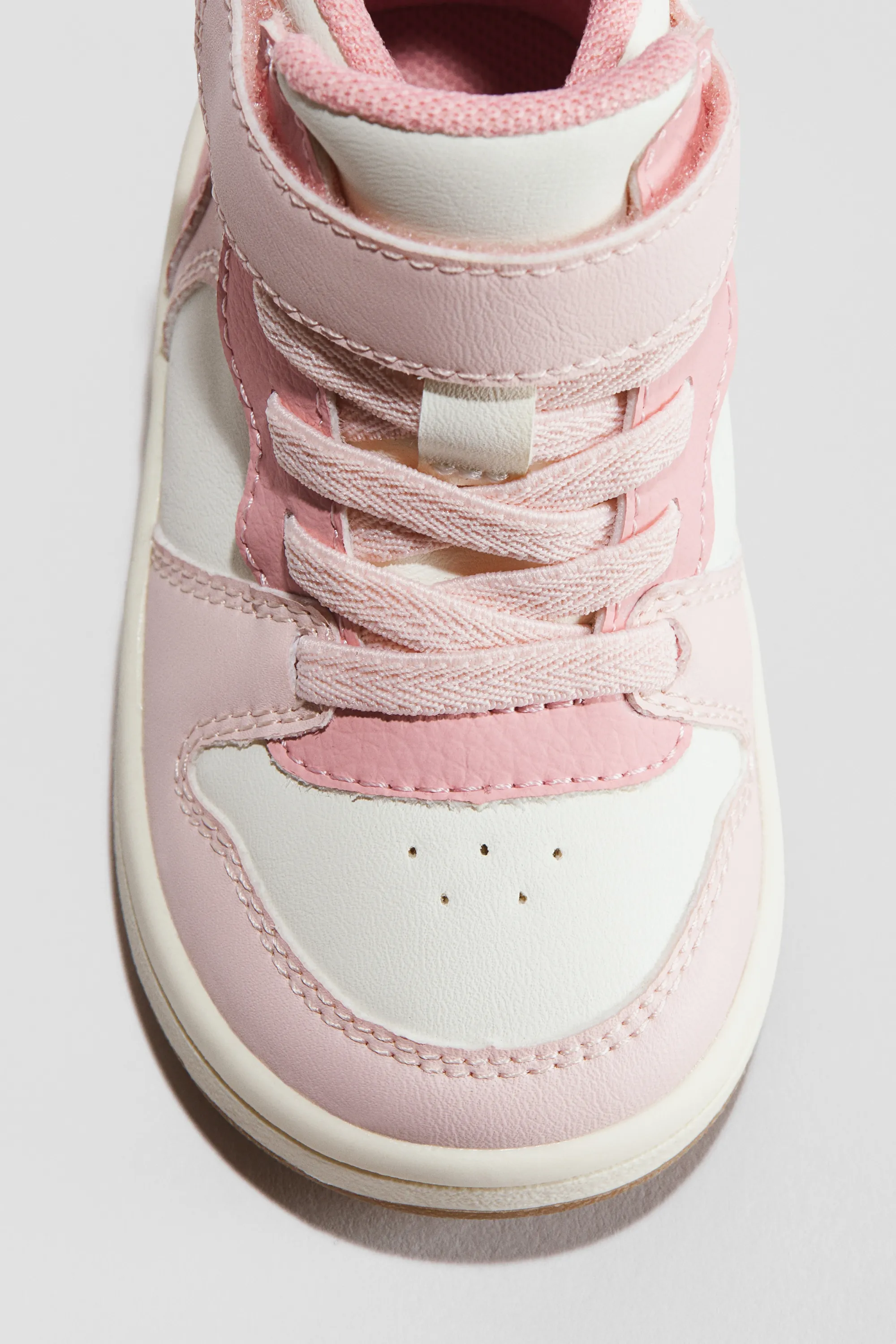 Sneakers à ouverture devant - Rose