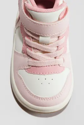 Sneakers à ouverture devant - Rose — photo 1