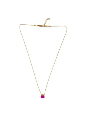 Collier Ice agate teintée rose - Hanka In — photo 3
