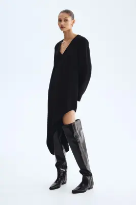 Robe asymétrique - Noir — photo 2