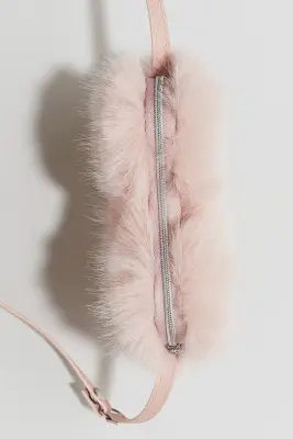 Sac bandoulière en forme de cœur - Rose clair — photo 1