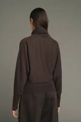 PULL LINDSAY CHOCOLAT — photo 2
