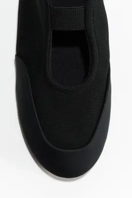 Ballerines avec cordon de serrage - Noir — photo 1