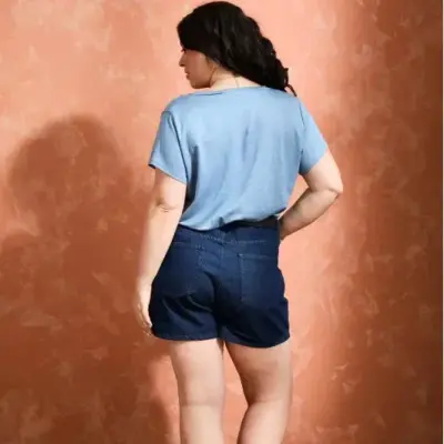 T-shirt Alina bleuet — photo 2