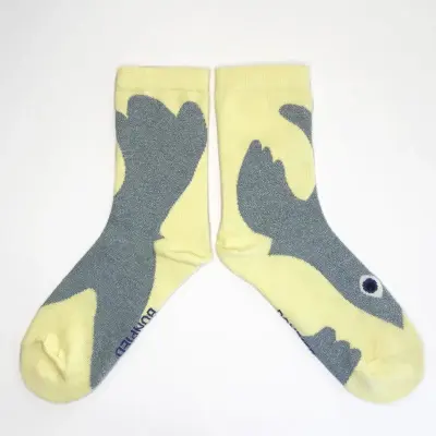Chaussettes Pernette Jaune / bleu — photo 2