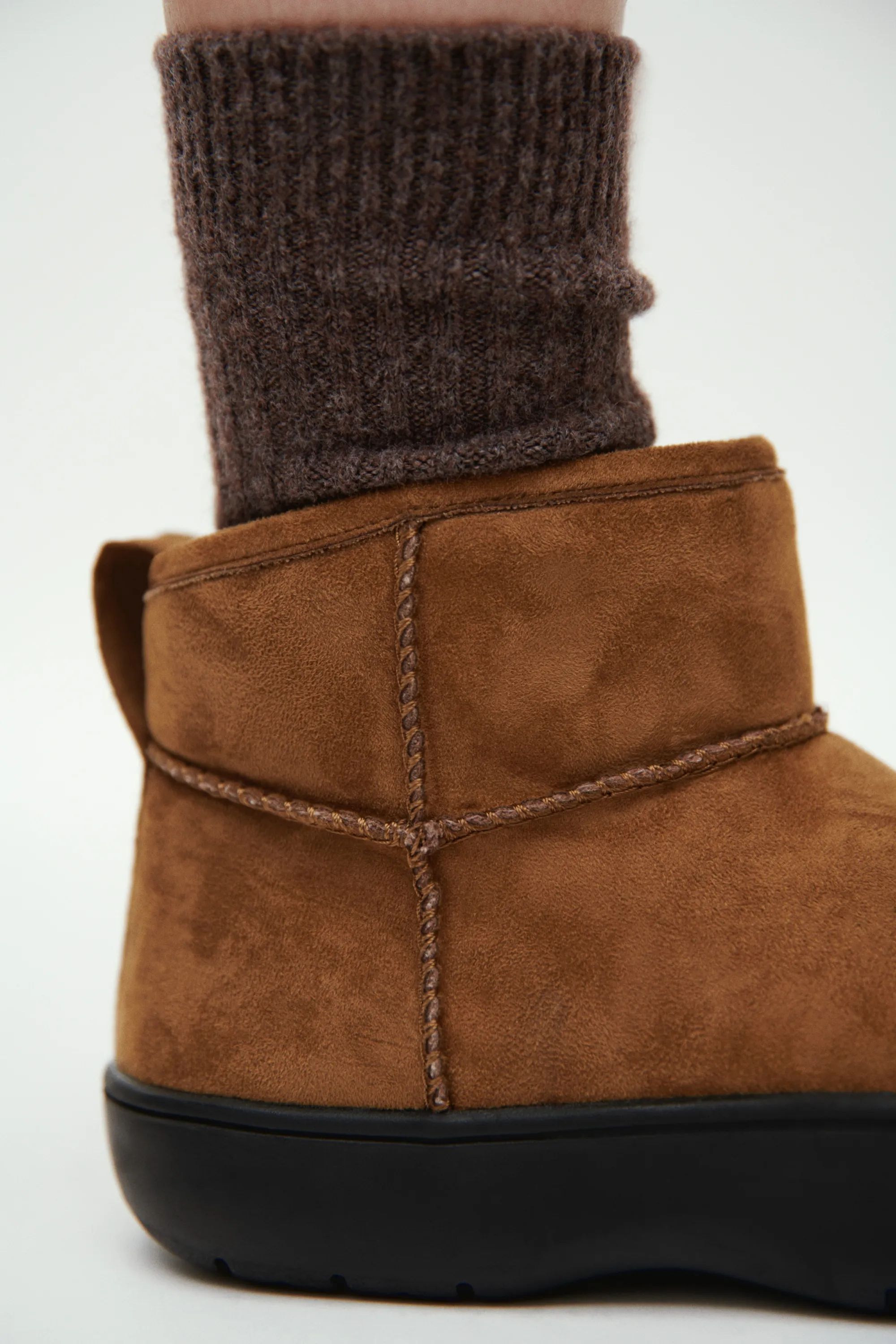 Bottines chaudement doublées - Marron