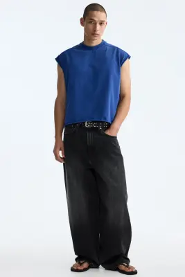 Débardeur boxy Oversized Fit - Bleu vif — photo 1