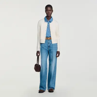 Cardigan effet 2 en 1