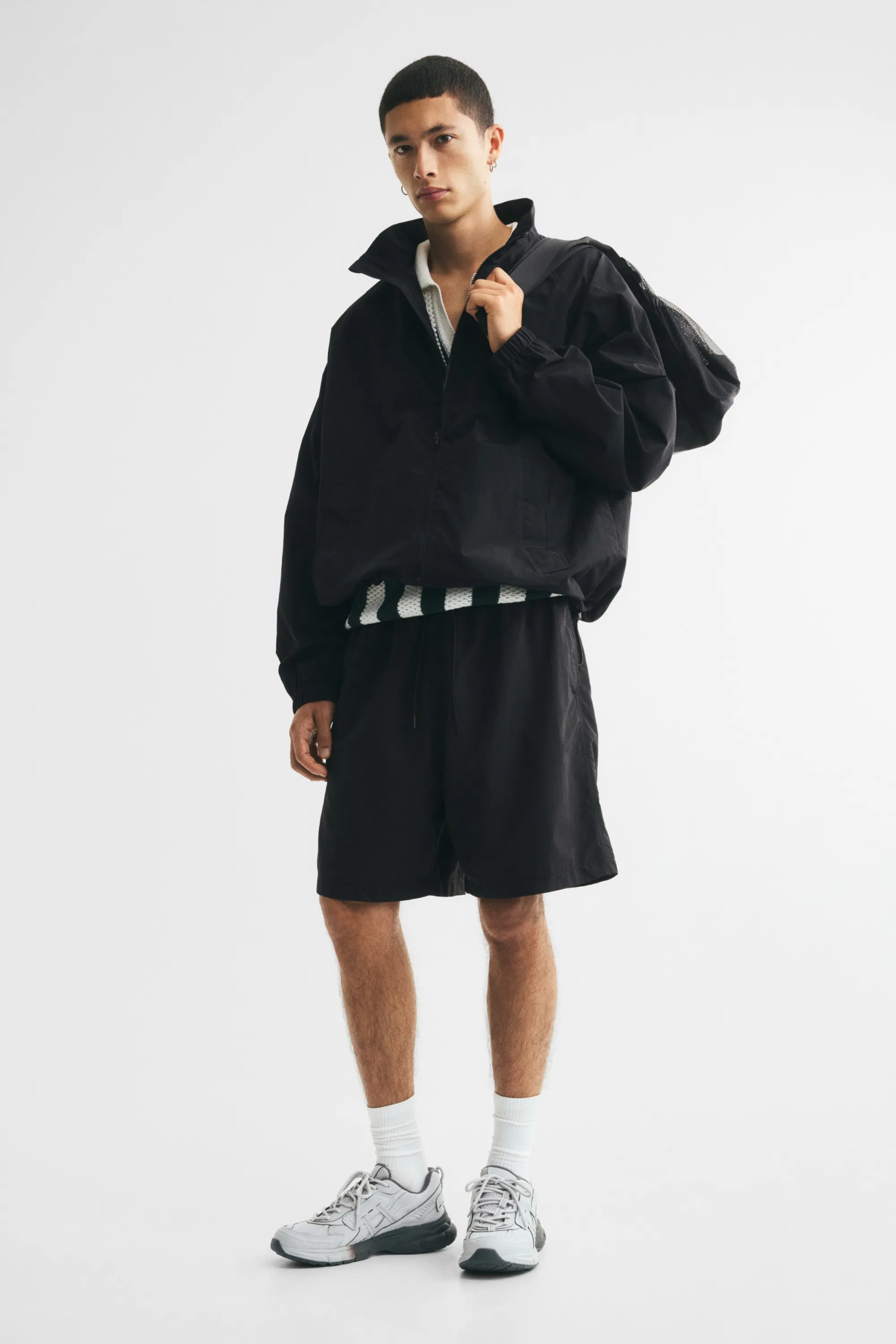 Veste coupe-vent déperlante - Noir