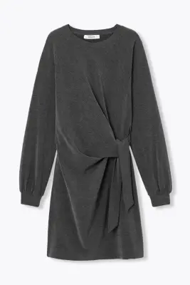 Robe courte à noeud Femme