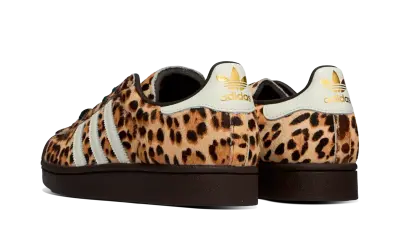 Adidas Mujer Superstar II Leopard Dark Brown Ivory — photo 3