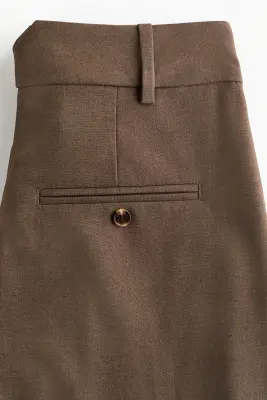 Pantalon chic à jambes larges - Taupe foncé — photo 5