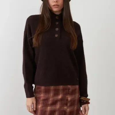 Pull Nathanielle Bordeaux — photo 1
