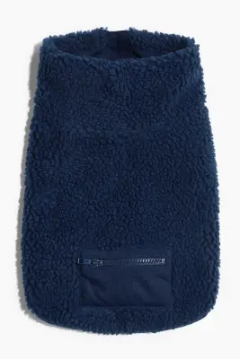Manteau pour chien en tissu Teddy bear - Bleu foncé — photo 4