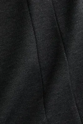 Top péplum en jersey romanite - Gris foncé chiné — photo 3