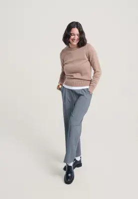 Le pull classique - Camel clair — photo 3