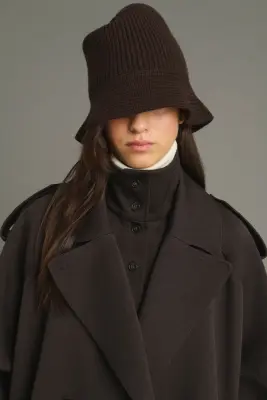 CHAPEAU KENDALL MARRON CHINÉ — photo 2